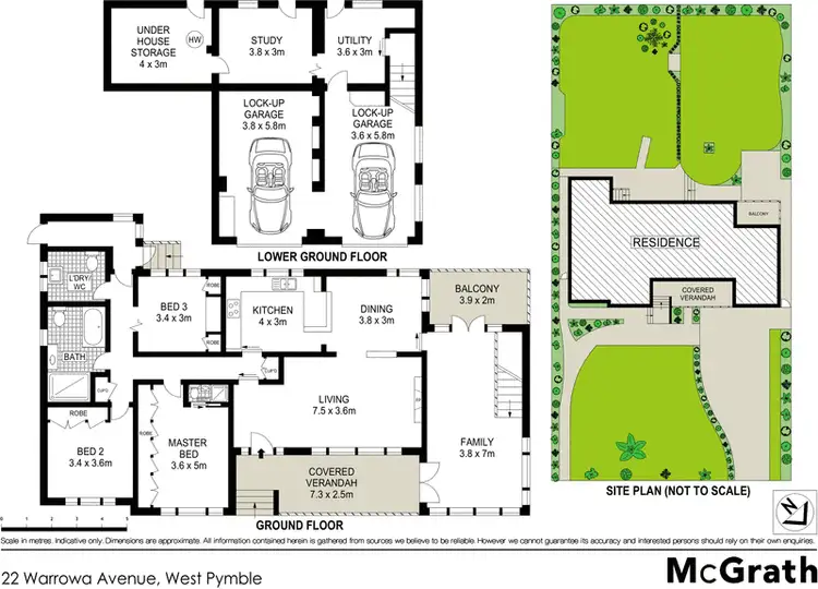 Floorplan of Homely house listing, 22 Warrowa Avenue, West Pymble NSW 2073
