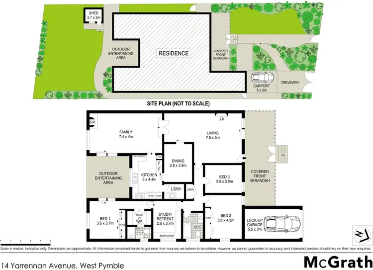 Floorplan of Homely house listing, 14 Yarrennan Avenue, West Pymble NSW 2073