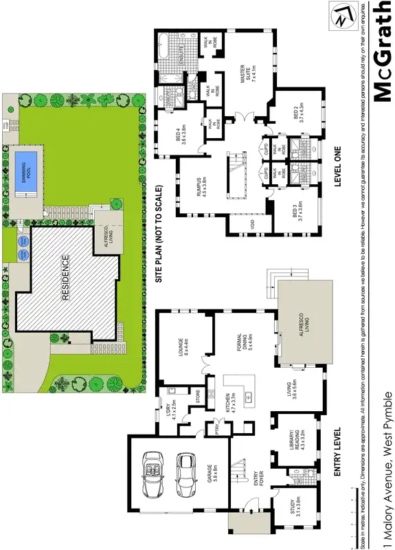 Floorplan of Homely house listing, 1 Malory Avenue, West Pymble NSW 2073