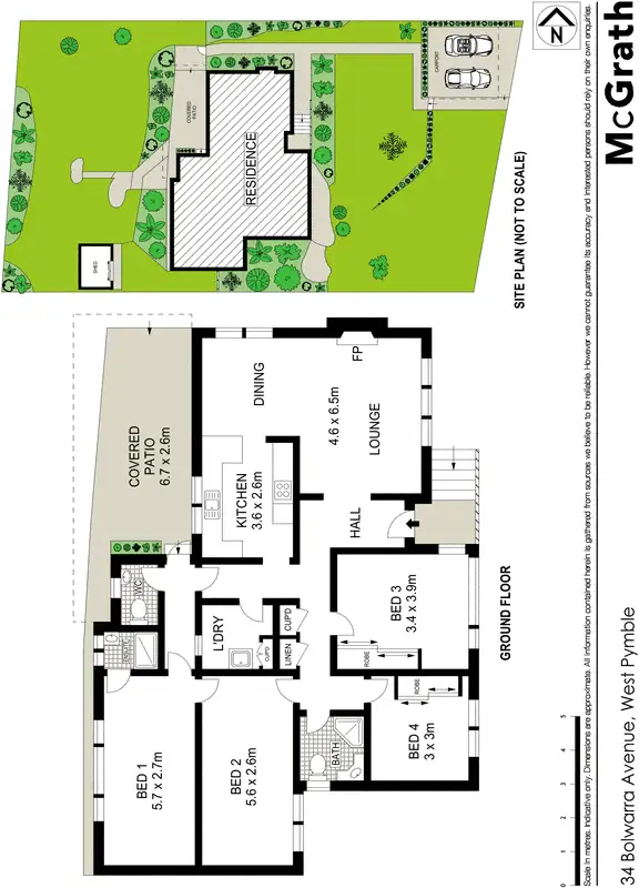 Floorplan of Homely house listing, 34 Bolwarra Avenue, West Pymble NSW 2073