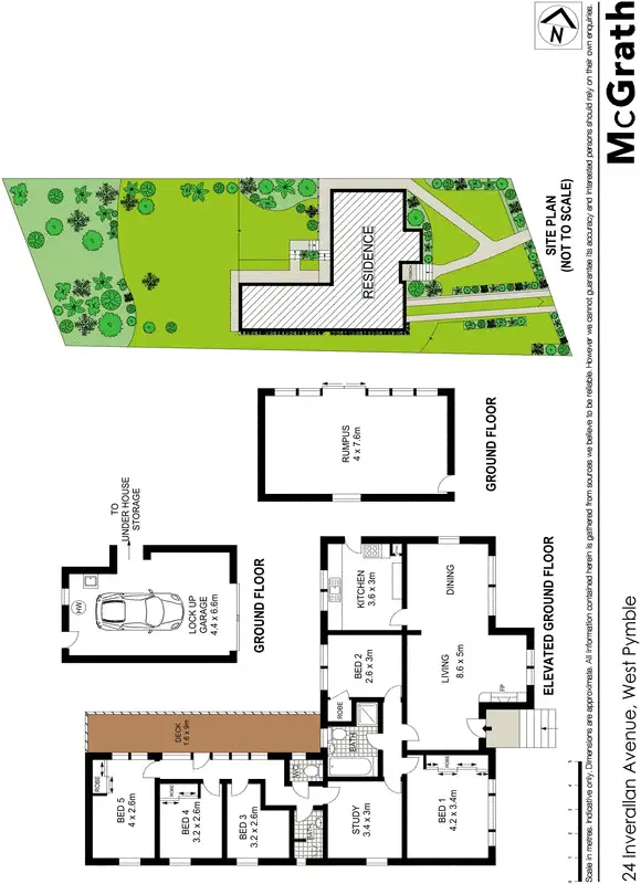 Floorplan of Homely house listing, 24 Inverallan Avenue, West Pymble NSW 2073