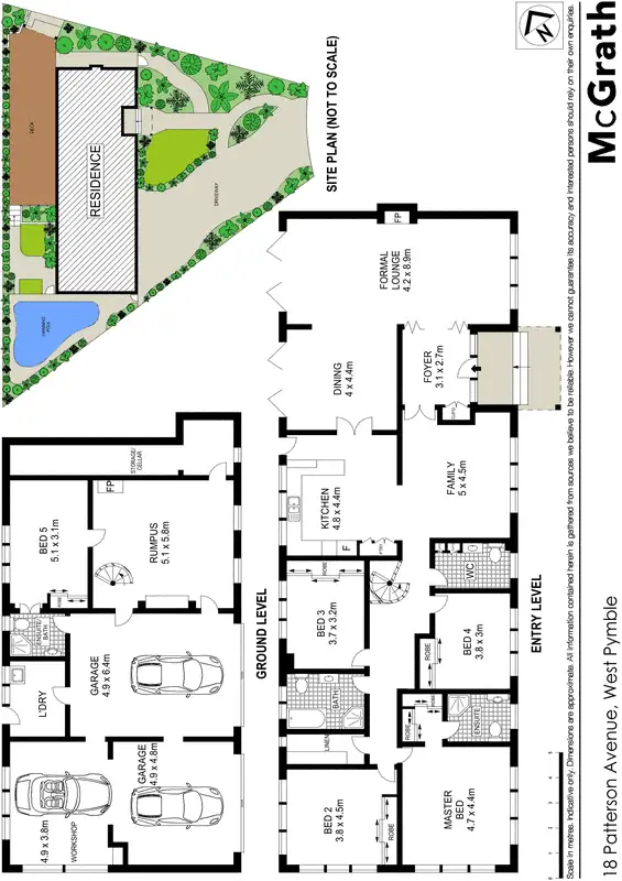 Floorplan of Homely house listing, 18 Patterson Avenue, West Pymble NSW 2073