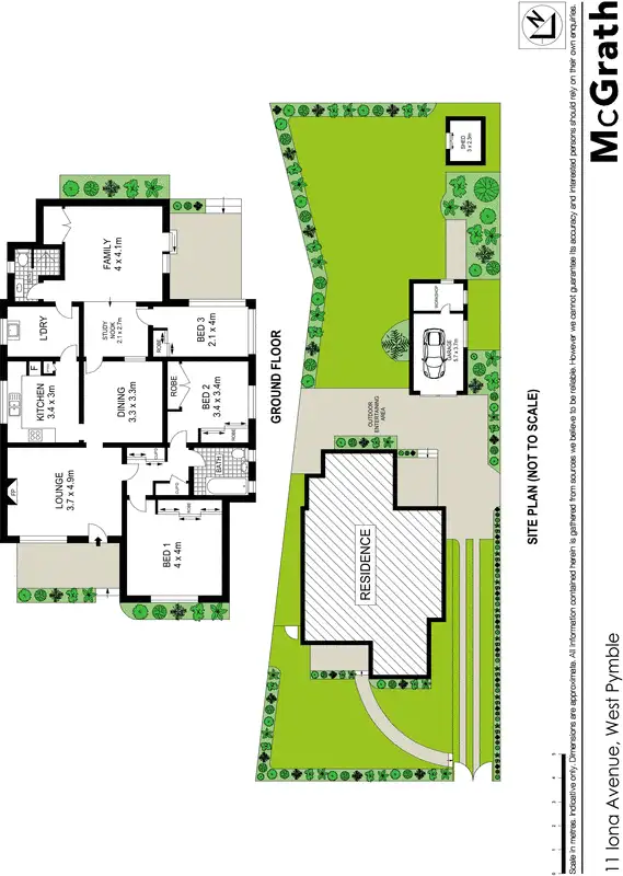 Floorplan of Homely house listing, 11 Iona Avenue, West Pymble NSW 2073