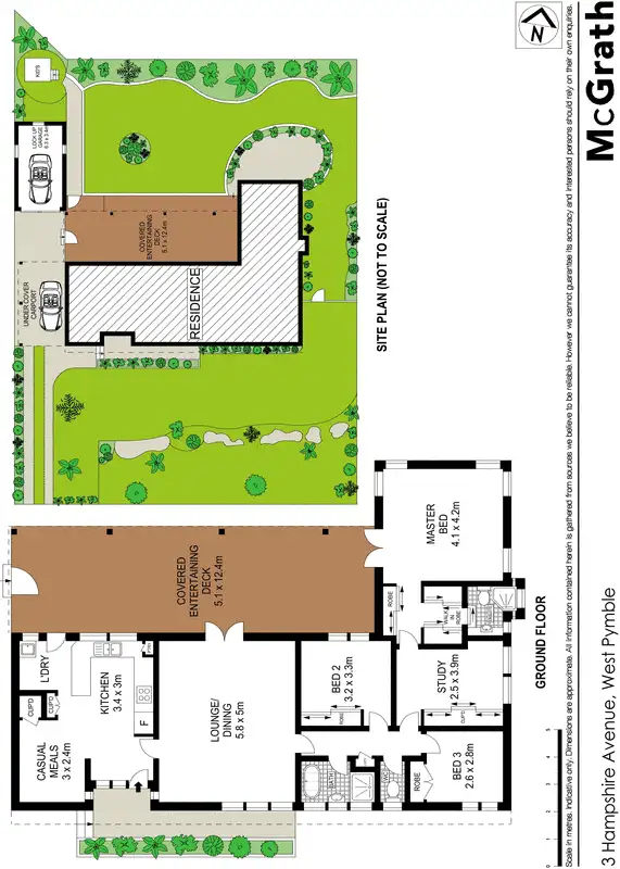 Floorplan of Homely house listing, 3 Hampshire Avenue, West Pymble NSW 2073
