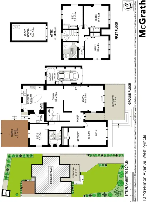 Floorplan of Homely house listing, 10 Yarrennan Avenue, West Pymble NSW 2073