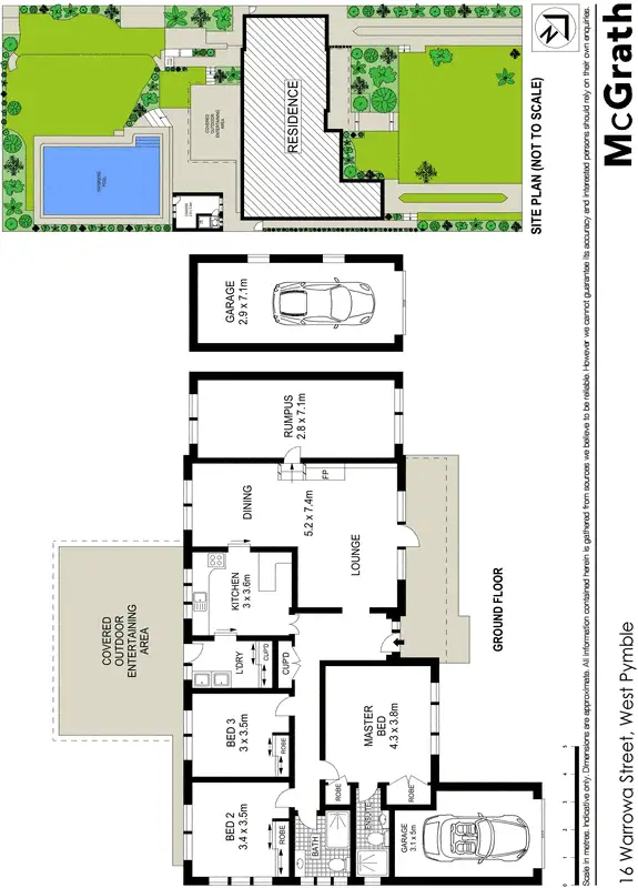 Floorplan of Homely house listing, 16 Warrowa Avenue, West Pymble NSW 2073