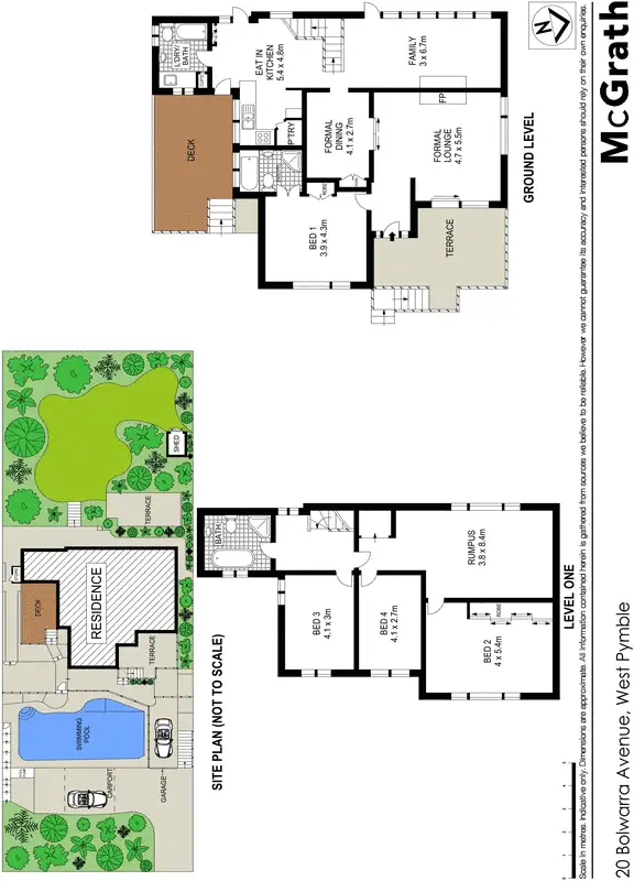 Floorplan of Homely house listing, 20 Bolwarra Avenue, West Pymble NSW 2073