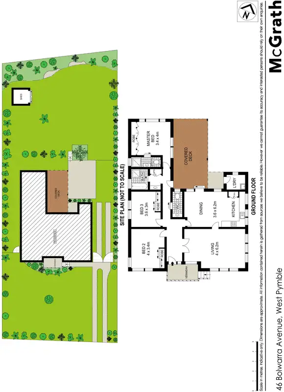 Floorplan of Homely house listing, 46 Bolwarra Avenue, West Pymble NSW 2073