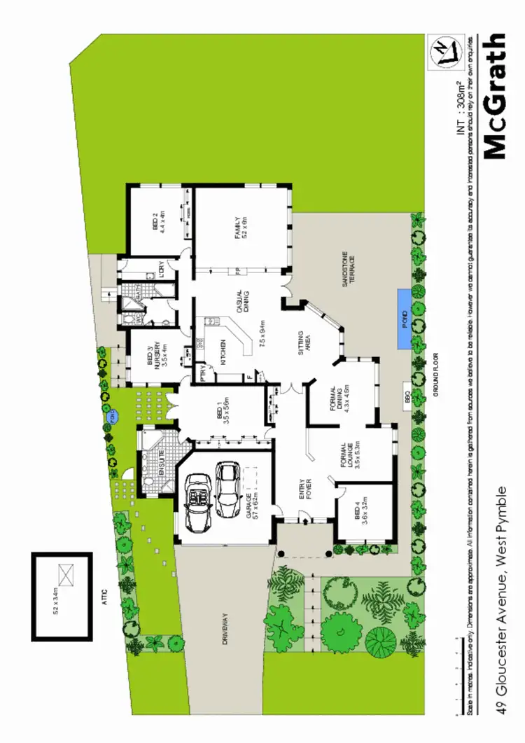 Floorplan of Homely house listing, 49 Gloucester Avenue, West Pymble NSW 2073