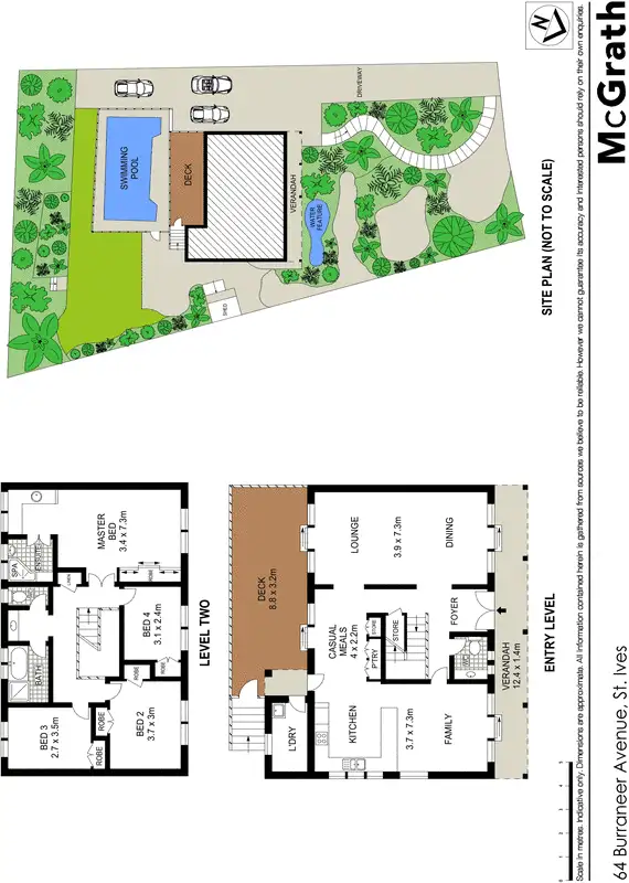 Floorplan of Homely house listing, 64 Burraneer Avenue, St Ives NSW 2075