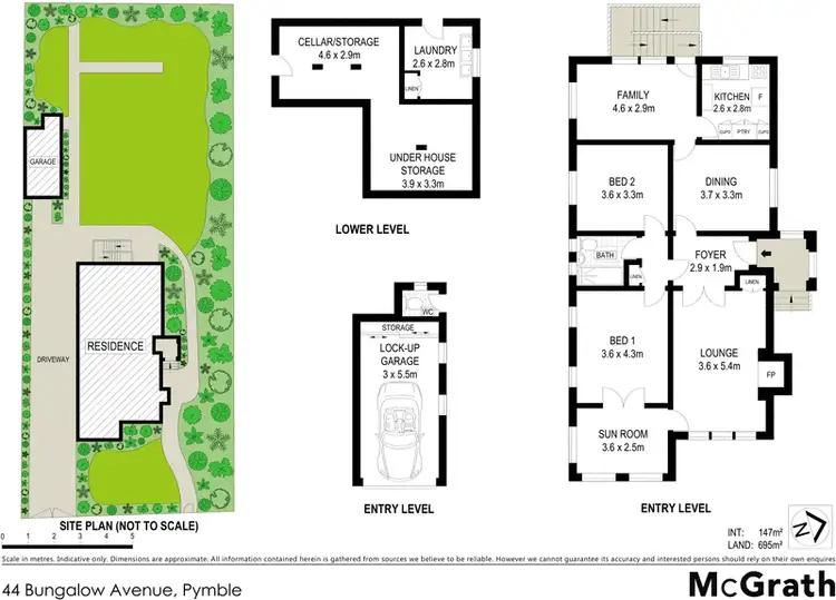Floorplan of Homely house listing, 44 Bungalow Avenue, Pymble NSW 2073