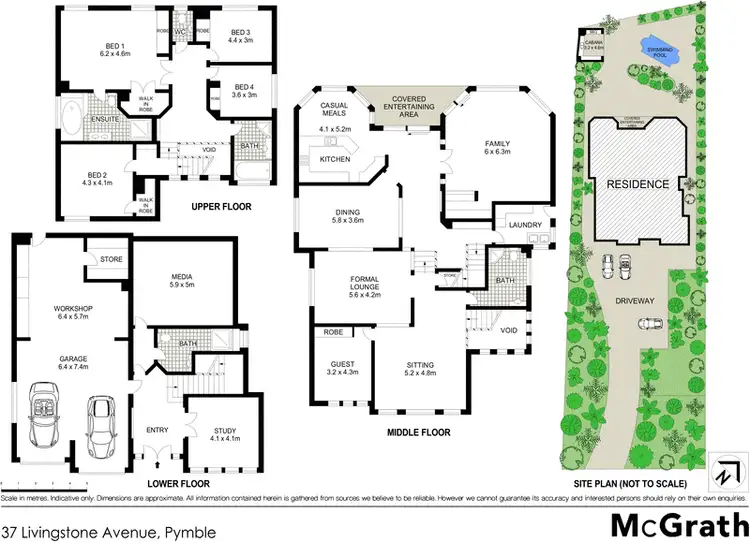 Floorplan of Homely house listing, 37 Livingstone Avenue, Pymble NSW 2073
