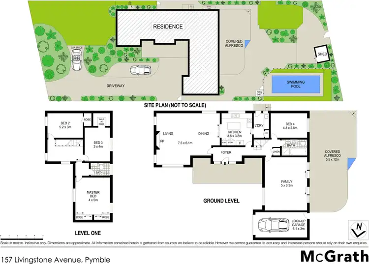 Floorplan of Homely house listing, 157 Livingstone Avenue, Pymble NSW 2073