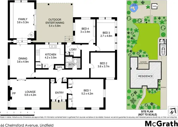 Floorplan of Homely house listing, 66 Chelmsford Avenue, Lindfield NSW 2070