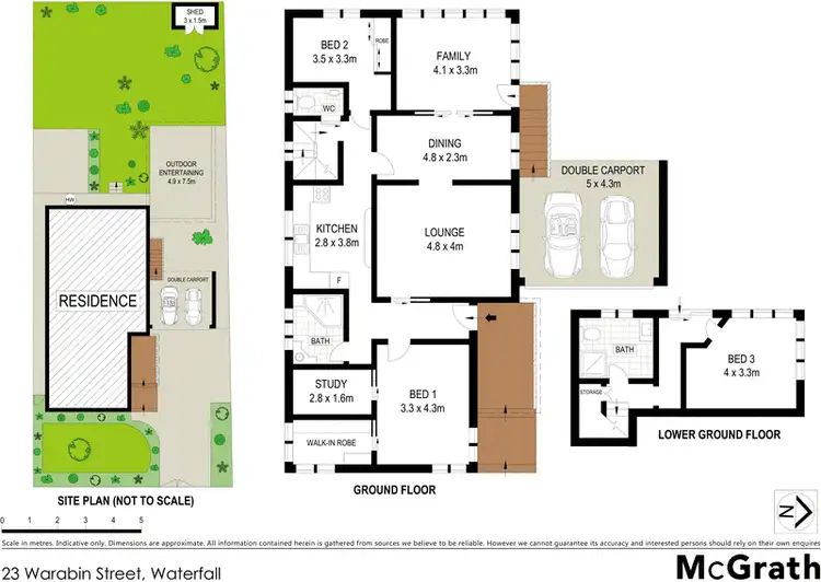 Floorplan of Homely house listing, 23 Warabin Street, Waterfall NSW 2233