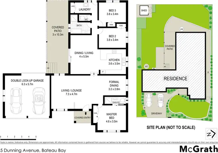 Floorplan of Homely house listing, 5 Dunning Avenue, Bateau Bay NSW 2261