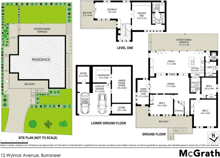 Floorplan of Homely house listing, 12 Wylmar Avenue, Burraneer NSW 2230
