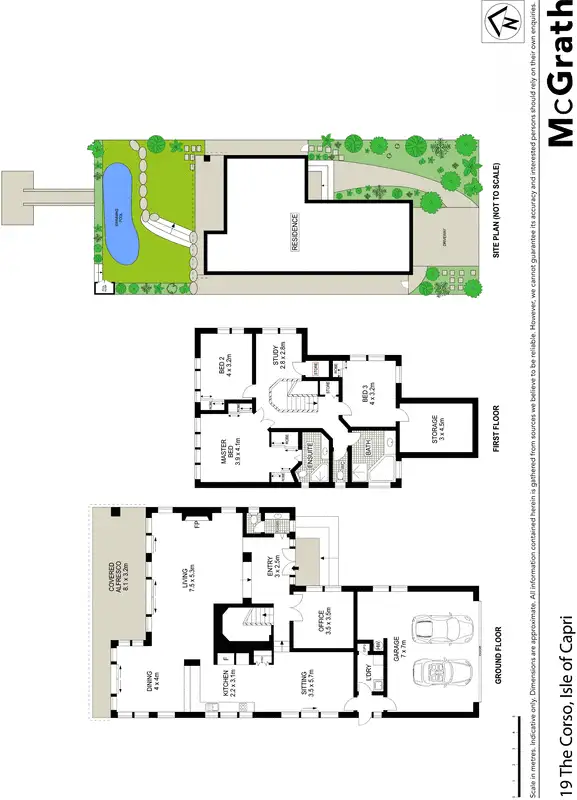 Floorplan of Homely house listing, 19 The Corso, Isle Of Capri QLD 4217