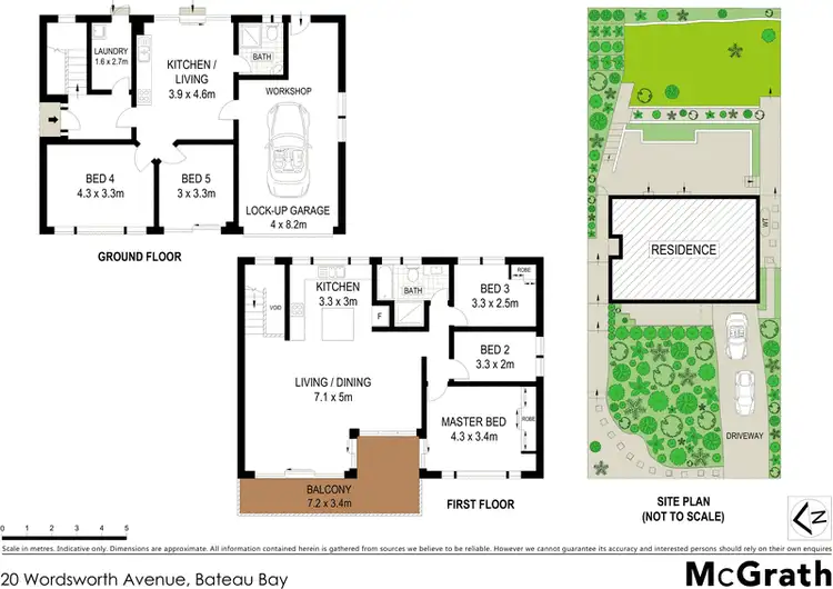 Floorplan of Homely house listing, 20 Wordsworth Avenue, Bateau Bay NSW 2261