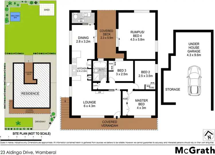 Floorplan of Homely house listing, 23 Aldinga Drive, Wamberal NSW 2260