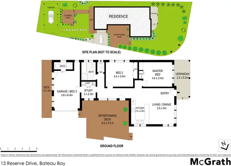 Floorplan of Homely house listing, 13 Reserve Drive, Bateau Bay NSW 2261
