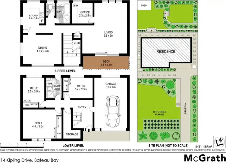 Floorplan of Homely house listing, 14 Kipling Drive, Bateau Bay NSW 2261