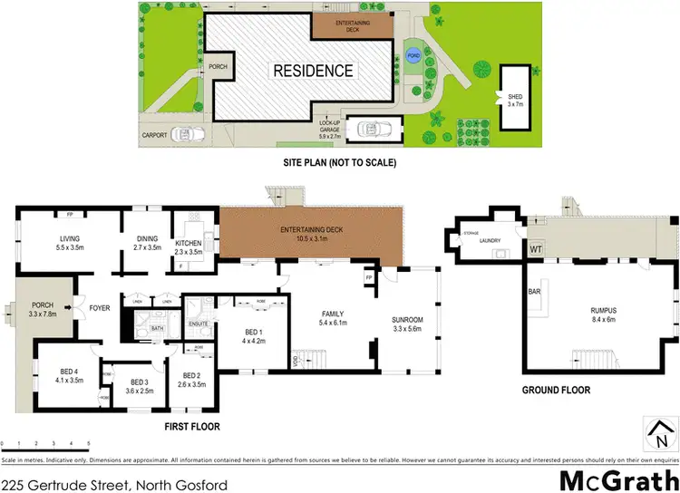 Floorplan of Homely house listing, 225 Gertrude Street, North Gosford NSW 2250