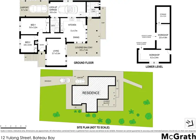 Floorplan of Homely house listing, 12 Yulong Street, Bateau Bay NSW 2261