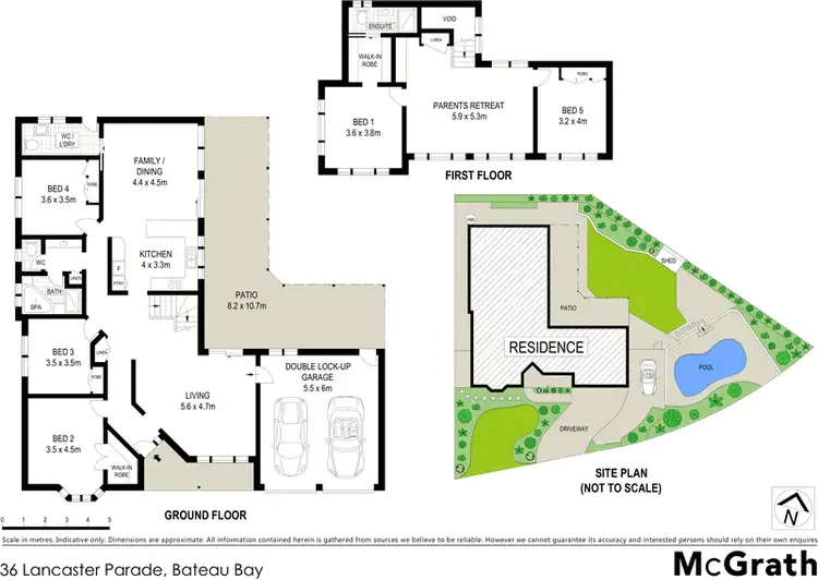 Floorplan of Homely house listing, 36 Lancaster Parade, Bateau Bay NSW 2261