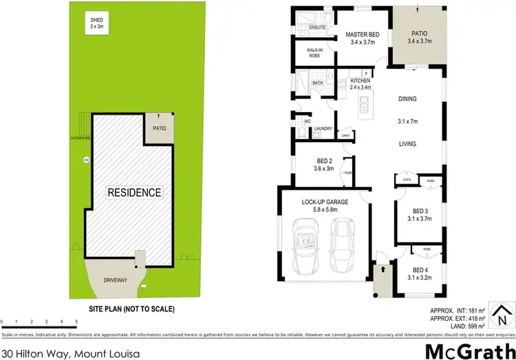 Floorplan of Homely house listing, 30 Hilton Way, Mount Louisa QLD 4814