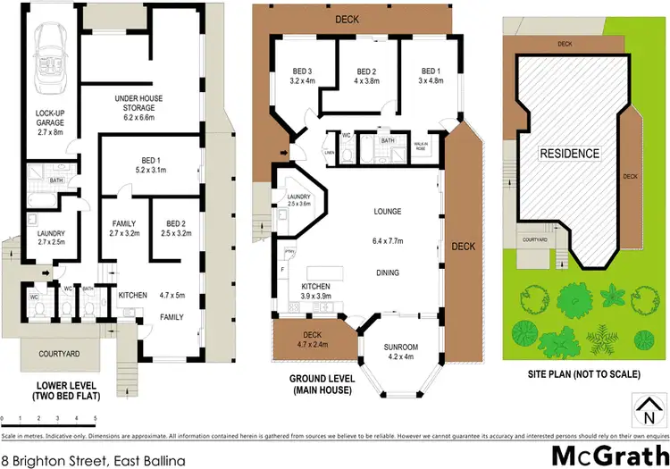Floorplan of Homely house listing, 8 Brighton Street, East Ballina NSW 2478