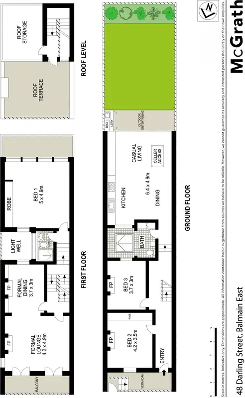 Floorplan of Homely house listing, 48 Darling Street, Balmain East NSW 2041