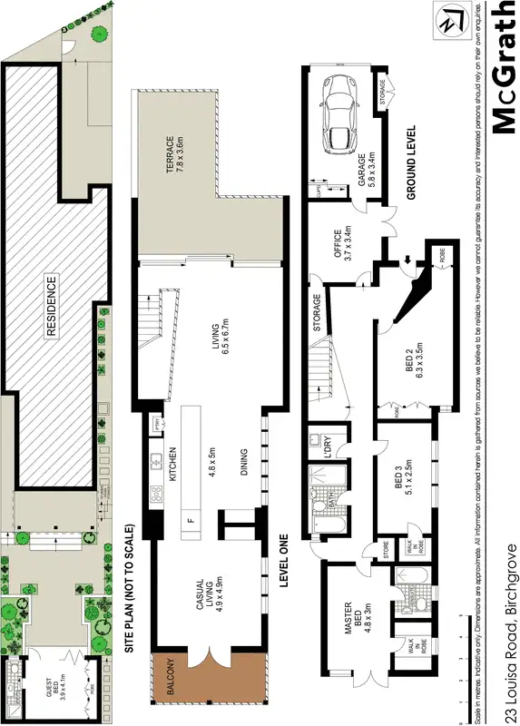 Floorplan of Homely house listing, 23 Louisa Road, Birchgrove NSW 2041