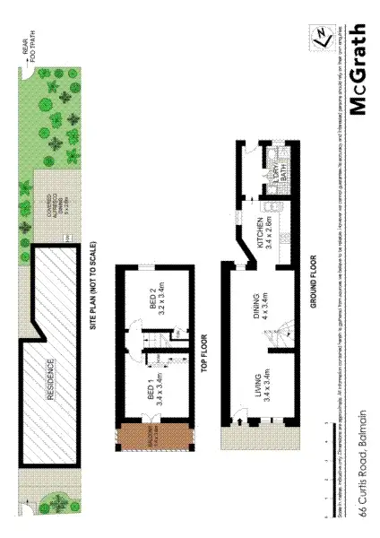 Floorplan of Homely house listing, 66 Curtis Road, Balmain NSW 2041