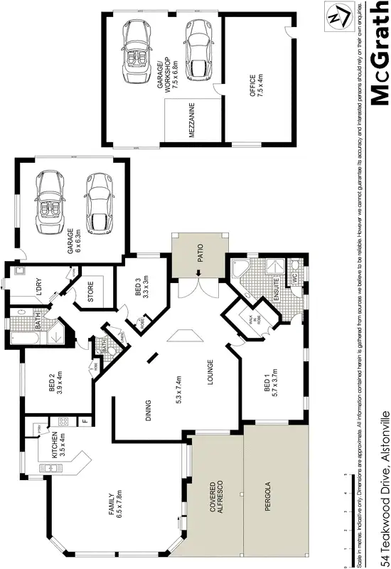 Floorplan of Homely house listing, 54 Teakwood Drive, Alstonville NSW 2477