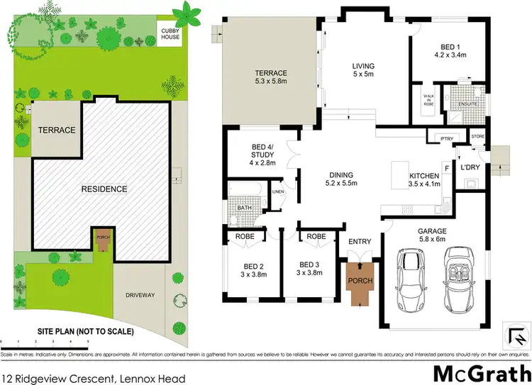 Floorplan of Homely house listing, 12 Ridgeview Crescent, Lennox Head NSW 2478