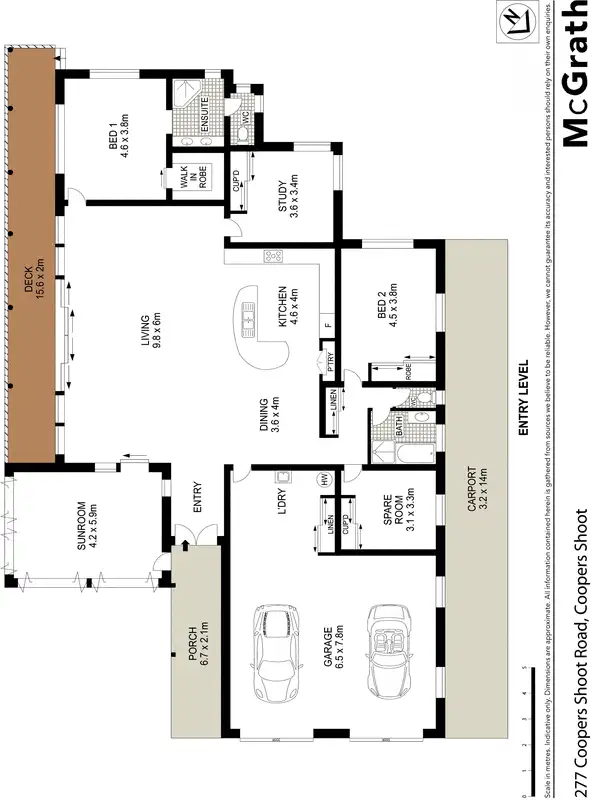 Floorplan of Homely house listing, 277 Coopers Shoot Road, Coopers Shoot NSW 2479