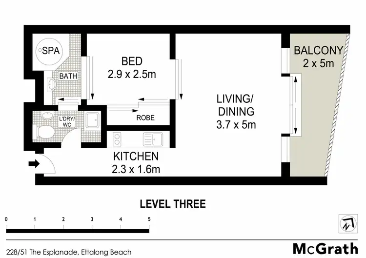 Floorplan of Homely apartment listing, 228/51 The Esplanade, Ettalong Beach NSW 2257