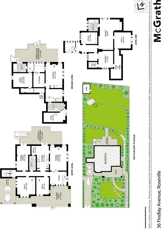 Floorplan of Homely house listing, 36 Findlay Avenue, Roseville NSW 2069