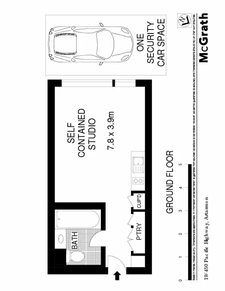 Floorplan of Homely apartment listing, 19/450 Pacific Highway, Artarmon NSW 2064