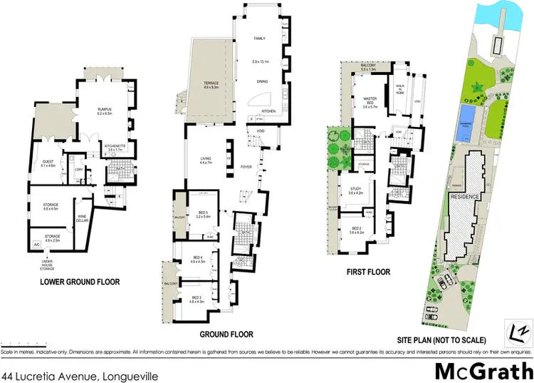 Floorplan of Homely house listing, 44 Lucretia Avenue, Longueville NSW 2066