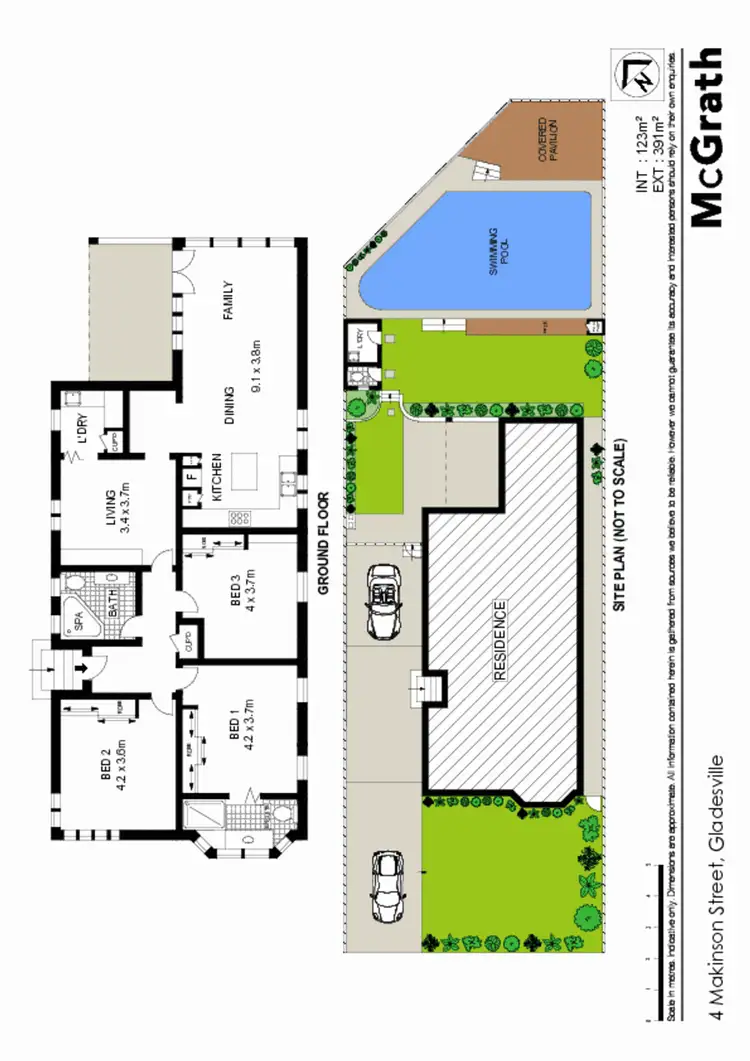 Floorplan of Homely house listing, 4 Makinson Street, Gladesville NSW 2111