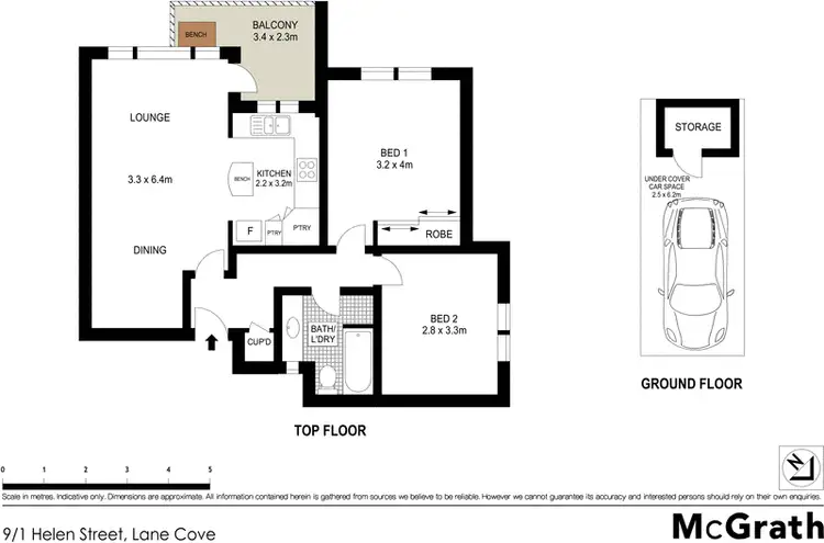 Floorplan of Homely apartment listing, 9/1 Helen Street, Lane Cove NSW 2066