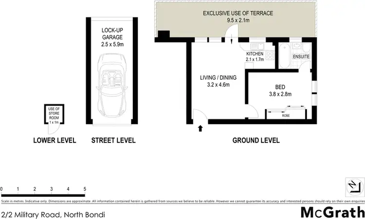 Floorplan of Homely apartment listing, 2/2 Military Road, North Bondi NSW 2026
