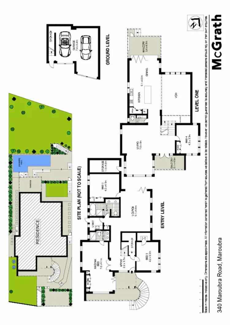 Floorplan of Homely house listing, 340 Maroubra Road, Maroubra NSW 2035