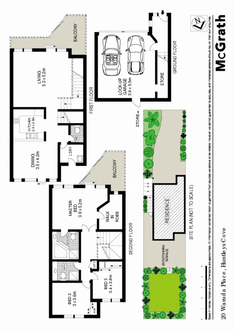Floorplan of Homely house listing, 20 Waruda Place, Huntleys Cove NSW 2111