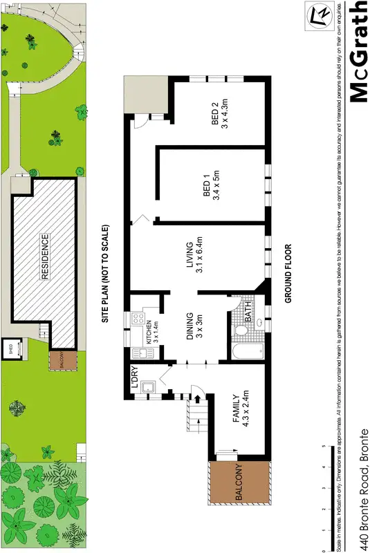 Floorplan of Homely house listing, 440 Bronte Road, Bronte NSW 2024