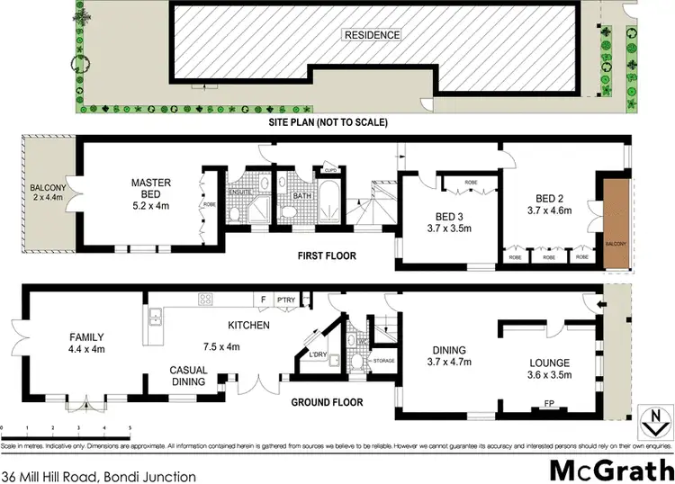 Floorplan of Homely house listing, 36 Mill Hill Road, Bondi Junction NSW 2022