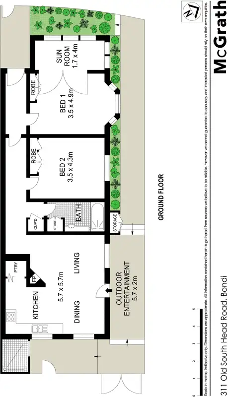 Floorplan of Homely house listing, 311 Old South Head Road, Bondi NSW 2026