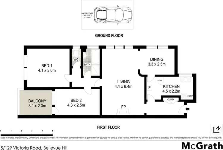 Floorplan of Homely apartment listing, 5/129 Victoria Road, Bellevue Hill NSW 2023